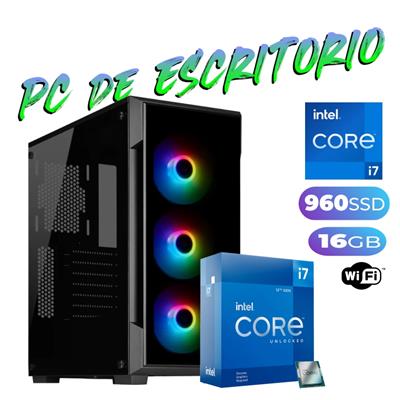 PC DE ESCRITORIO INTEL i7 11700- 16GB - SSD 1TB - 