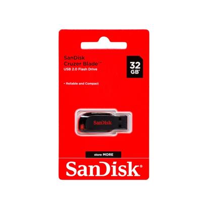 PEN DRIVE SANDISK 32GB CRUZER BLADE USB 2.0