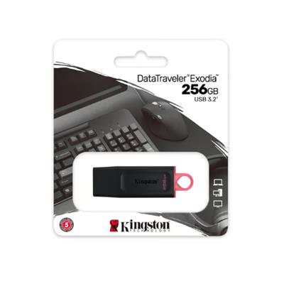 PEN DRIVE KINGSTON 256GB DATATRAVELER EXODIA 3.2 R