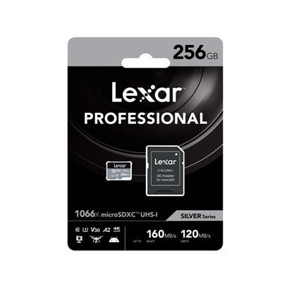 MEMORIA MICROSD LEXAR 256GB 120MB/S 4K