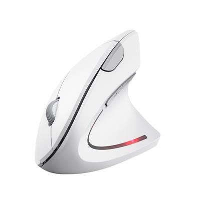 MOUSE TRUST VERTO ERGONOMIC WIRELESS WHITE